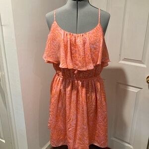 Lilly Pulitzer for Target Orange Mini Dress- Perfect Summer Dress